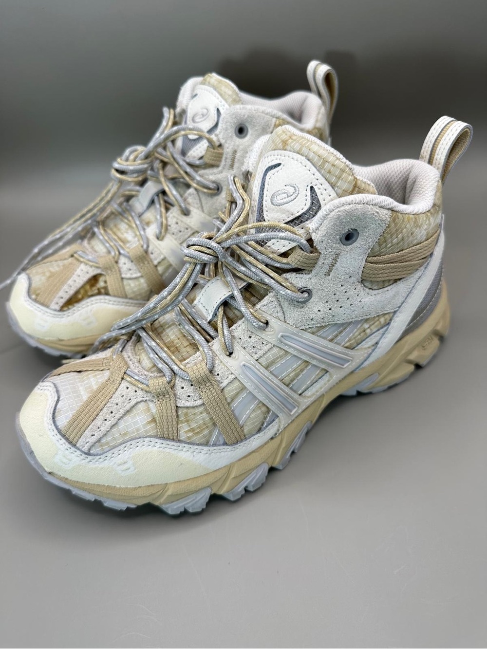 ASICS Gel-Sonoma 15-50 Mid Outdoor Sneaker Beige 1201A819-100 size 4.5